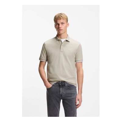 BOSSvoor mannen. 50507699 Passertip beige polo (XXL), Casual, Katoen, Korte mouwen BOSSvoor mannen. 50507699 Passertip beige polo (XXL), Casual, Katoen, Korte mouwen