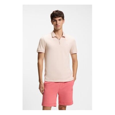 BOSSvoor mannen. 50537507 Slim Fit Poloshirt roze (S), Casual, Katoen, Korte mouwen BOSSvoor mannen. 50537507 Slim Fit Poloshirt roze (S), Casual, Katoen, Korte mouwen