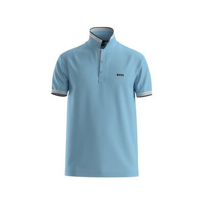 BOSSvoor mannen. 50469055 Essentiële polo blauw (XL), Casual, Katoen, Korte mouwen BOSSvoor mannen. 50469055 Essentiële polo blauw (XL), Casual, Katoen, Korte mouwen