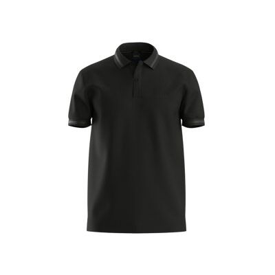 BOSSvoor mannen. 50554574 Polo Pio (M), Zwart, Casual, Katoen, Korte mouwen BOSSvoor mannen. 50554574 Polo Pio (M), Zwart, Casual, Katoen, Korte mouwen