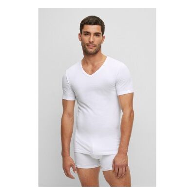 BOSSvoor mannen. 50475292 Set 2 T-shirts VN 2P Modern wit (XL), Casual, Katoen, Korte mouwen BOSSvoor mannen. 50475292 Set 2 T-shirts VN 2P Modern wit (XL), Casual, Katoen, Korte mouwen