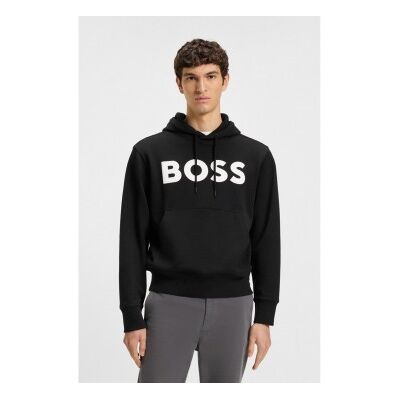 BOSSvoor mannen. 50523074 Hoodie Logo Oversize zwart (XL), Casual, Katoen BOSSvoor mannen. 50523074 Hoodie Logo Oversize zwart (XL), Casual, Katoen