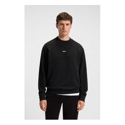 BOSSvoor mannen. 50514541 WeSmallcrew sweatshirt zwart (L), Casual, Katoen BOSSvoor mannen. 50514541 WeSmallcrew sweatshirt zwart (L), Casual, Katoen