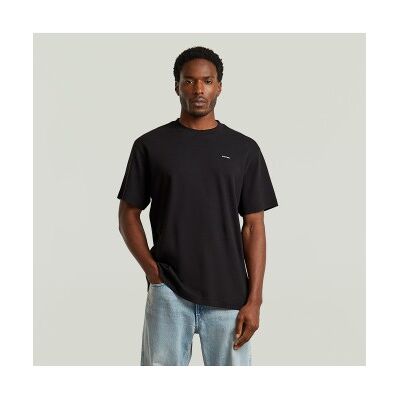 G-Starvoor mannen. D28609-C812-6484 True Regular T-shirt zwart (M), Casual, Katoen, Korte mouwen G-Starvoor mannen. D28609-C812-6484 True Regular T-shirt zwart (M), Casual, Katoen, Korte mouwen