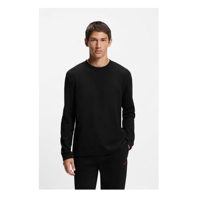 HUGOvoor mannen. 50532022 Austin pyjamatop zwart (M), Homewear, Katoen, Lange mouwen HUGOvoor mannen. 50532022 Austin pyjamatop zwart (M), Homewear, Katoen, Lange mouwen