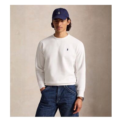 Polo Ralph Laurenvoor mannen. 710766772009 Witte RL fleece sweater (XXL), Casual, Katoen Polo Ralph Laurenvoor mannen. 710766772009 Witte RL fleece sweater (XXL), Casual, Katoen