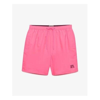Superdryvoor mannen. M3010260A Essentieel Roze Badpak (S), Strandkleding, Gerecycled polyester Superdryvoor mannen. M3010260A Essentieel Roze Badpak (S), Strandkleding, Gerecycled polyester