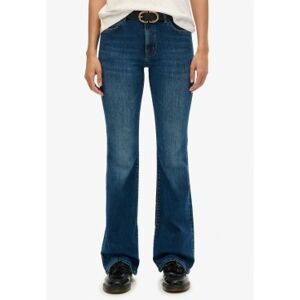 Superdryvoor vrouwen. W7011260A Jeans Mid Rise Flare blauw (30/30), Casual, Katoen, Denim Superdryvoor vrouwen. W7011260A Jeans Mid Rise Flare blauw (30/30), Casual, Katoen, Denim