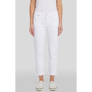 7 For All Mankindvoor vrouwen. 7U646549SL7 Jeans Josefina Soleil wit (24), Casual, Katoen 7 For All Mankindvoor vrouwen. 7U646549SL7 Jeans Josefina Soleil wit (24), Casual, Katoen