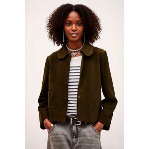 BA&SHvoor; vrouwen. 1H24MILA Jas Milas groen (38), Casual, Leer BA&SHvoor; vrouwen. 1H24MILA Jas Milas groen (38), Casual, Leer