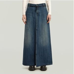 G-Starvoor vrouwen. D25979-D577-H469 Baggy Maxi Rok blauw (30), Casual, Katoen, Denim G-Starvoor vrouwen. D25979-D577-H469 Baggy Maxi Rok blauw (30), Casual, Katoen, Denim