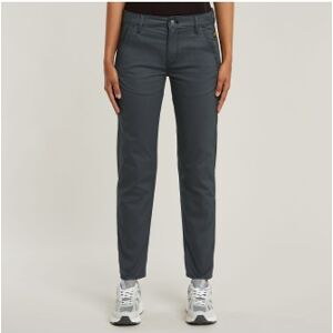 G-Starvoor vrouwen. D25257-D715-860 Chino broek Kate Boyfriend donkergrijs (24/30), Casual, Katoen G-Starvoor vrouwen. D25257-D715-860 Chino broek Kate Boyfriend donkergrijs (24/30), Casual, Katoen