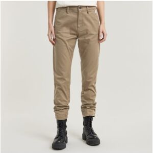 G-Starvoor vrouwen. D25261-C105-G684 Slanke Chino Broek Zandbruin (26/32), Casual, Katoen G-Starvoor vrouwen. D25261-C105-G684 Slanke Chino Broek Zandbruin (26/32), Casual, Katoen