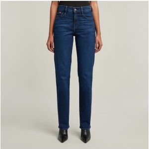 G-Starvoor vrouwen. D23951-C052-G115 Jeans Strace Recht Blauw (32/34), Casual, Denim, Duurzaam, Gerecycled Katoen G-Starvoor vrouwen. D23951-C052-G115 Jeans Strace Recht Blauw (32/34), Casual, Denim, Duurzaam, Gerecycled Katoen