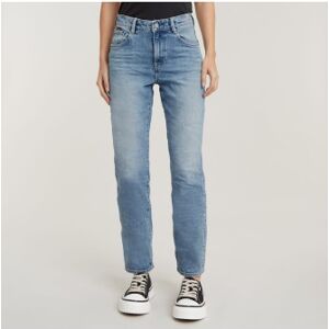 G-Starvoor vrouwen. D23959-D503-D905 Jeans Viktoria Hoog Recht Blauw (29/34), Casual, Katoen, Denim G-Starvoor vrouwen. D23959-D503-D905 Jeans Viktoria Hoog Recht Blauw (29/34), Casual, Katoen, Denim