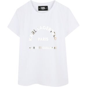 Karl Lagerfeld Z30447 Organische Katoen Kort Mouw T-shirt - T-shirt Karl Lagerfeld Z30447 Organische Katoen Kort Mouw T-shirt - T-shirt