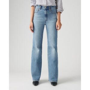 Levi'svoor vrouwen. A7503-0020 Jeans Ribcage Bell blauw (31/32), Casual, Katoen, Denim Levi'svoor vrouwen. A7503-0020 Jeans Ribcage Bell blauw (31/32), Casual, Katoen, Denim
