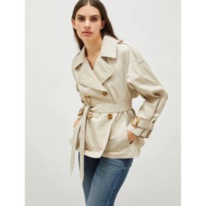 Marellavoor vrouwen. 2513021031200 Gabardine Afgelegen zand (44), Beige, Casual, Katoen Marellavoor vrouwen. 2513021031200 Gabardine Afgelegen zand (44), Beige, Casual, Katoen