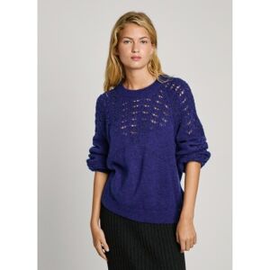 Pepe Jeansvoor vrouwen. PL702241 Naina trui blauw (XS), Casual, Acryl Pepe Jeansvoor vrouwen. PL702241 Naina trui blauw (XS), Casual, Acryl