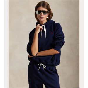 Polo Ralph Laurenvoor vrouwen. 211971698002 Shrunken Fit marine fleece sweatshirt (XS), Casual, Katoen, Marineblauw Polo Ralph Laurenvoor vrouwen. 211971698002 Shrunken Fit marine fleece sweatshirt (XS), Casual, Katoen, Marineblauw