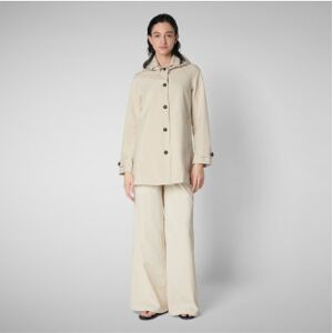Save The Duckvoor vrouwen. D42250W-GRIN20 Groen-beige apriljas (L), Casual, Polyester, Lange mouwen Save The Duckvoor vrouwen. D42250W-GRIN20 Groen-beige apriljas (L), Casual, Polyester, Lange mouwen