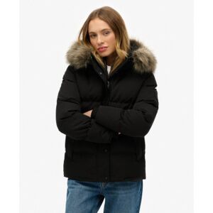 Superdryvoor vrouwen. W5011929A Everest 5 Baffle Puffer Jacket zwart (XS), Casual, Gerecycled polyester, Duurzaam Superdryvoor vrouwen. W5011929A Everest 5 Baffle Puffer Jacket zwart (XS), Casual, Gerecycled polyester, Duurzaam