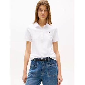 Tommy Hilfigervoor vrouwen. WW0WW42047 Polo 1985 wit (XS), Casual, Korte mouwen, Biologisch katoen, Duurzaam Tommy Hilfigervoor vrouwen. WW0WW42047 Polo 1985 wit (XS), Casual, Korte mouwen, Biologisch katoen, Duurzaam