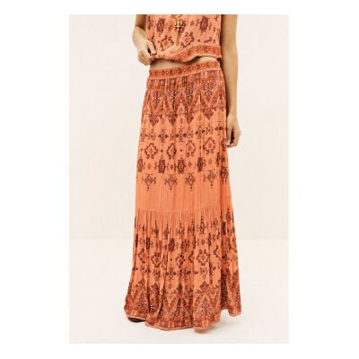 BA&SHvoor; vrouwen. 1E26ZAYA Rok Zaya oranje (38), Casual, Viscose BA&SHvoor; vrouwen. 1E26ZAYA Rok Zaya oranje (38), Casual, Viscose