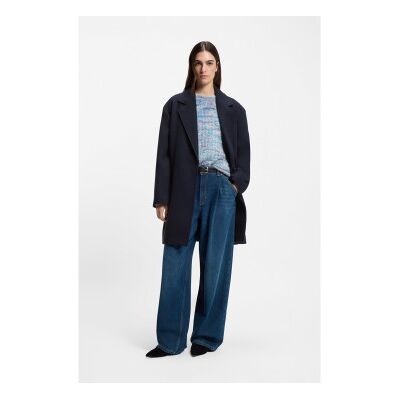 BOSSvoor vrouwen. 50548660 Marine Calesara Mantel (38), Blauw, Casual, Synthetisch BOSSvoor vrouwen. 50548660 Marine Calesara Mantel (38), Blauw, Casual, Synthetisch
