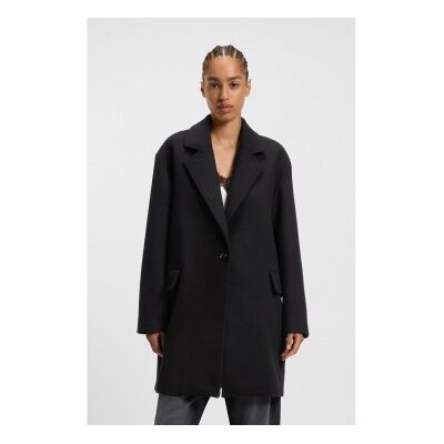 BOSSvoor vrouwen. 50548660 Jas Calesara2 zwart (42), Casual, Synthetisch BOSSvoor vrouwen. 50548660 Jas Calesara2 zwart (42), Casual, Synthetisch