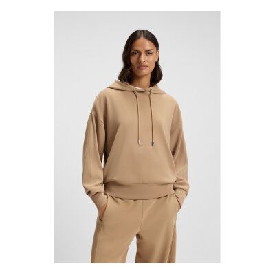 BOSSvoor vrouwen. 50551451 Efelpa bruin sweatshirt (XS), Beige, Casual, Polyester BOSSvoor vrouwen. 50551451 Efelpa bruin sweatshirt (XS), Beige, Casual, Polyester
