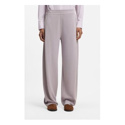 BOSSvoor vrouwen. 50553457 Tracksuit broek ballon pasvorm met geborduurd lila logo (S), Casual, Modaal BOSSvoor vrouwen. 50553457 Tracksuit broek ballon pasvorm met geborduurd lila logo (S), Casual, Modaal
