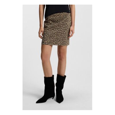 BOSSvoor vrouwen. 50545996 Vasola beige rok (42), Casual, Katoen BOSSvoor vrouwen. 50545996 Vasola beige rok (42), Casual, Katoen