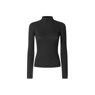 Pepe Jeansvoor vrouwen. PL7000026 Perkins Carla trui zwart (M), Casual, Katoen Pepe Jeansvoor vrouwen. PL7000026 Perkins Carla trui zwart (M), Casual, Katoen