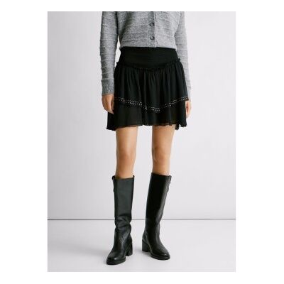 Pepe Jeansvoor vrouwen. PL9011891 Rok Mai zwart (XL), Casual, Polyester Pepe Jeansvoor vrouwen. PL9011891 Rok Mai zwart (XL), Casual, Polyester