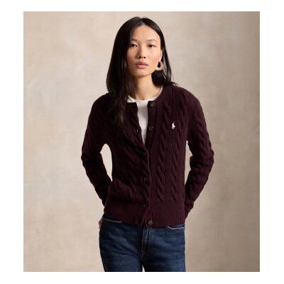 Polo Ralph Laurenvoor vrouwen. 211972104506 Wijnrode vest van wol en kasjmier (XS), Casual, Granaatappel Polo Ralph Laurenvoor vrouwen. 211972104506 Wijnrode vest van wol en kasjmier (XS), Casual, Granaatappel