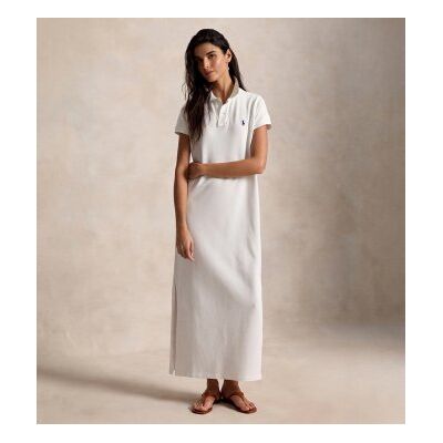 Polo Ralph Laurenvoor vrouwen. 211968291001 Witte katoenen polo van gaas (XS), Casual, Korte mouwen Polo Ralph Laurenvoor vrouwen. 211968291001 Witte katoenen polo van gaas (XS), Casual, Korte mouwen