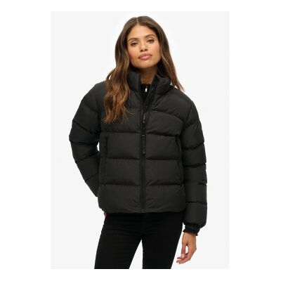 Superdryvoor vrouwen. W5012006A Sport Pufferjas zwart (L), Herfst/winter, Casual, Polyester Superdryvoor vrouwen. W5012006A Sport Pufferjas zwart (L), Herfst/winter, Casual, Polyester