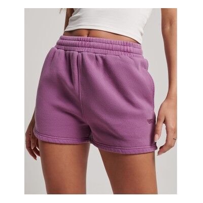 Superdryvoor vrouwen. W7110387A Vintage Wash lila korte broek (M), Casual, Katoen Superdryvoor vrouwen. W7110387A Vintage Wash lila korte broek (M), Casual, Katoen