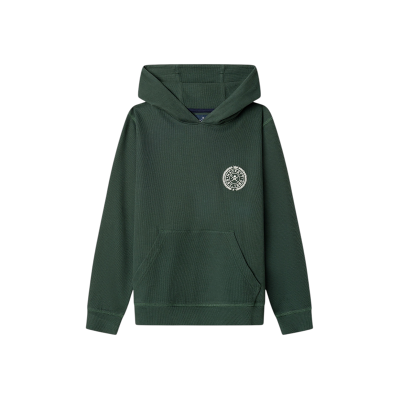 Hackett Londonvoor jongens. HK5800053 Groene Rib hoodie (11/12años= 146/152cm), Casual, Katoen, Lange mouwen, kinderkleding Hackett Londonvoor jongens. HK5800053 Groene Rib hoodie (11/12años= 146/152cm), Casual, Katoen, Lange mouwen, kinderkleding