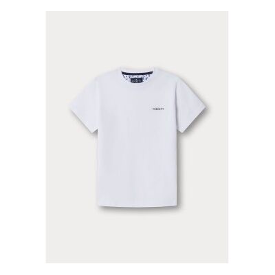 Hackett Londonvoor jongens. HK5000044 Zwem Trim Island T-shirt wit (K05), Casual, Katoen, Korte mouwen, kinderkleding Hackett Londonvoor jongens. HK5000044 Zwem Trim Island T-shirt wit (K05), Casual, Katoen, Korte mouwen, kinderkleding
