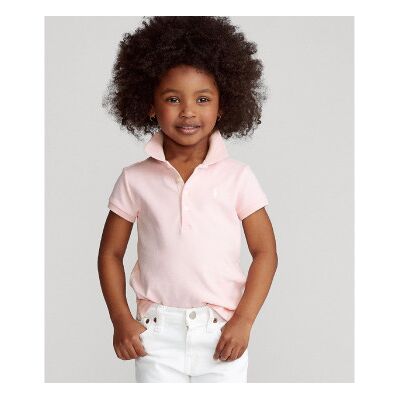 Polo Ralph Laurenvoor meisjes. 312573242011 Stretch katoenen piqué polo roze (6años= 117/123cm), Casual, Korte mouwen, kinderkleding Polo Ralph Laurenvoor meisjes. 312573242011 Stretch katoenen piqué polo roze (6años= 117/123cm), Casual, Korte mouwen, kinderkleding