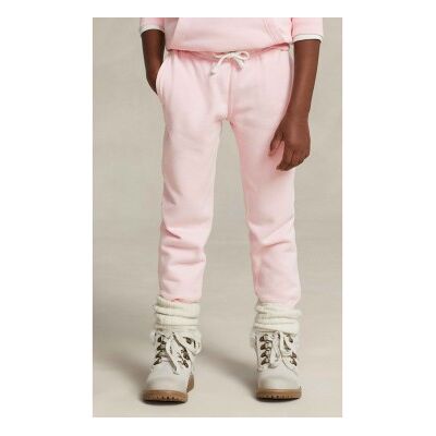 Polo Ralph Laurenvoor meisjes. 312860018020 Roze fleece joggerbroek (3años= 94/100cm), Casual, Katoen, kinderkleding Polo Ralph Laurenvoor meisjes. 312860018020 Roze fleece joggerbroek (3años= 94/100cm), Casual, Katoen, kinderkleding