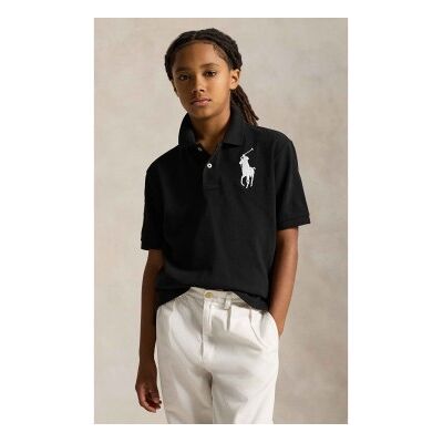 Polo Ralph Laurenvoor jongens. 323670257015 Katoenen piqué polo met zwarte Big Pony ((M) 8/9años= 140/149cm), Klassiek, Korte mouwen, kinder Polo Ralph Laurenvoor jongens. 323670257015 Katoenen piqué polo met zwarte Big Pony ((M) 8/9años= 140/149cm), Klassiek, Korte mouwen, kinder