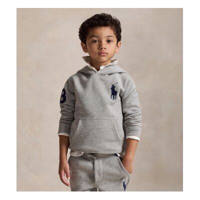 Polo Ralph Laurenvoor jongens. 322979316001 Grijze fleece hoodie met Big Pony (1.5años= 88/93), Casual, Grijs, Katoen, kinderkleding Polo Ralph Laurenvoor jongens. 322979316001 Grijze fleece hoodie met Big Pony (1.5años= 88/93), Casual, Grijs, Katoen, kinderkleding