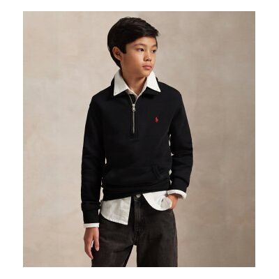 Polo Ralph Laurenvoor jongens. 323952467004 Sweatshirt van badstof met zwarte kraag ((S) 6/7años= 136/138cm), Casual, Katoen, kinderkleding Polo Ralph Laurenvoor jongens. 323952467004 Sweatshirt van badstof met zwarte kraag ((S) 6/7años= 136/138cm), Casual, Katoen, kinderkleding