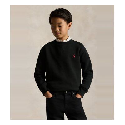 Polo Ralph Laurenvoor jongens. 323772102004 Zwart fleece sweatshirt ((M) 8/9años= 140/149cm), Casual, Katoen, kinderkleding Polo Ralph Laurenvoor jongens. 323772102004 Zwart fleece sweatshirt ((M) 8/9años= 140/149cm), Casual, Katoen, kinderkleding
