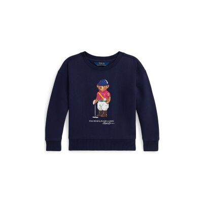Polo Ralph Laurenvoor meisjes. 312A96116001 Polo Bear Fleece Boxy Sweater marine (6años= 117/123cm), Casual, Katoen, kinderkleding Polo Ralph Laurenvoor meisjes. 312A96116001 Polo Bear Fleece Boxy Sweater marine (6años= 117/123cm), Casual, Katoen, kinderkleding
