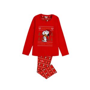 Aznar Innovaunisex voor kinderen. 60478-0-000306 Pyjama met lange mouwen Merry Christmas rood (4Años= 100/105cm), Homewear, Katoen, kinderkl
