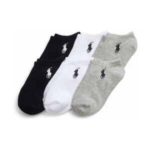 Polo Ralph Laurenvoor meisjes. 447974578001 Set van 6 paar enkellange sokken zwart, wit, grijs (4/6.5años=102/123cm), Homewear, Katoen, kind Polo Ralph Laurenvoor meisjes. 447974578001 Set van 6 paar enkellange sokken zwart, wit, grijs (4/6.5años=102/123cm), Homewear, Katoen, kind